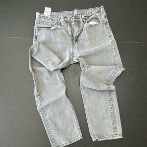 Levi’s - grey, zipper-fly, 34/34, from early 2000s